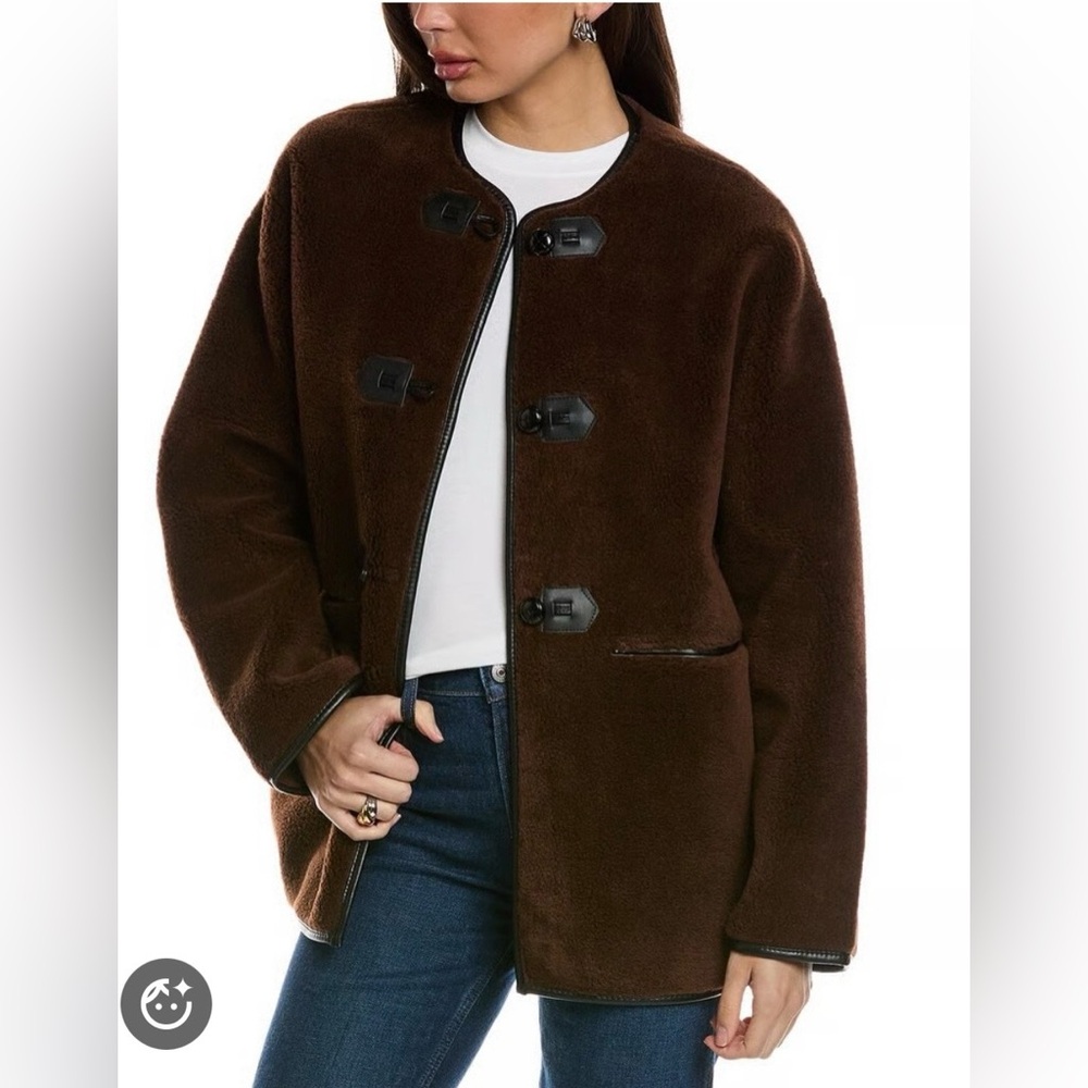 Rebecca Minkoff Dark Brown Teddy Jacket